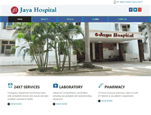 Tablet Screenshot of jayahospital.com